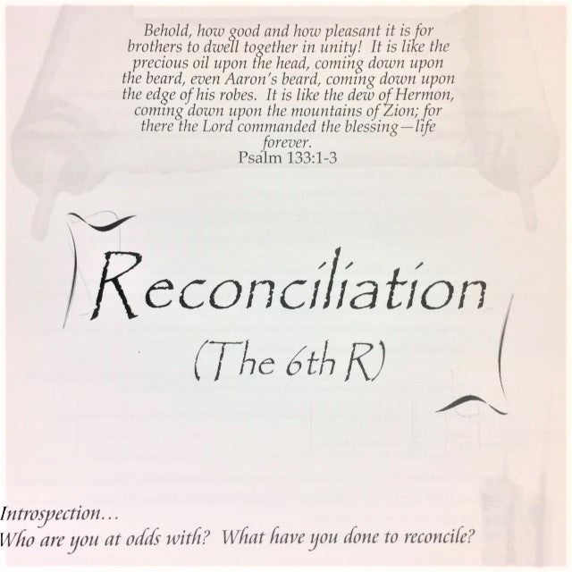 Reconciliation (The 6th R) - 201 School Lesson 25 (mp3) - Elijah House