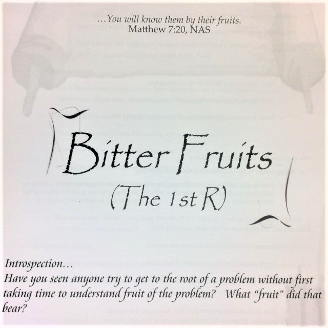 Bitter Fruits (The 1st R) - 201 School Lesson 8 (mp3) - Elijah House