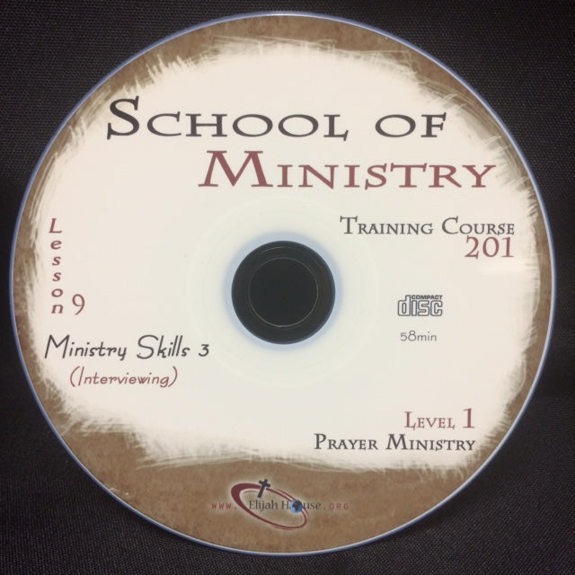 Ministry Tools 3: Interviewing - 201 School Lesson 9 (CD) - Elijah House